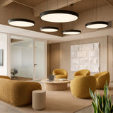 Aura Round Pendant Light Minimalist Office Ceiling Fixture
