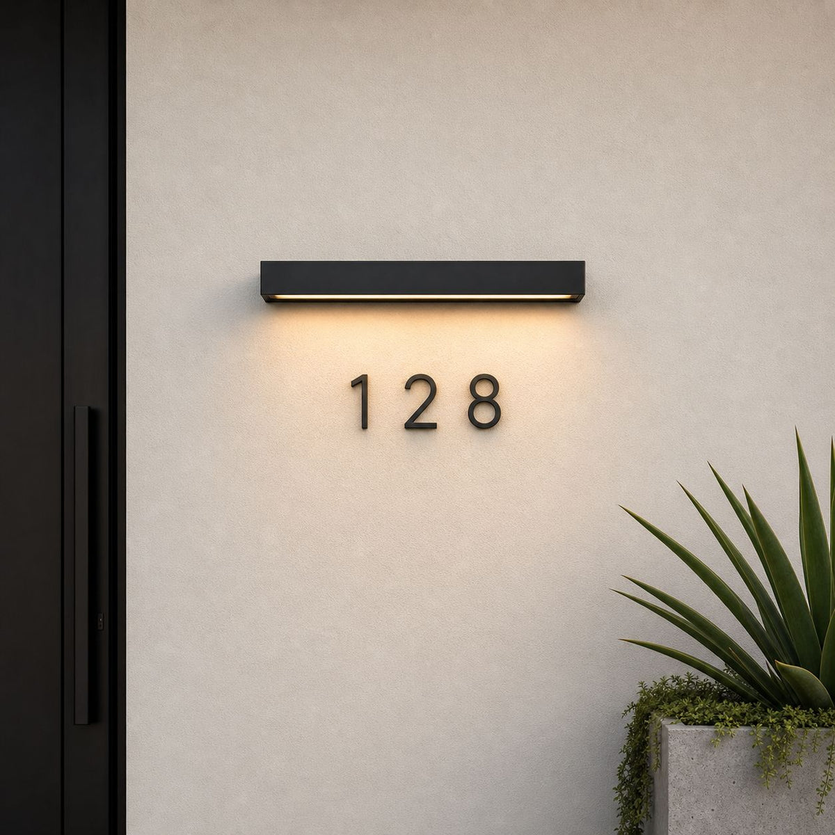 Orion Exterior Porch Light Fixture Modern Waterproof LED