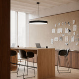 Aura Round Pendant Light Minimalist Office Ceiling Fixture