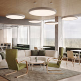 Aura Round Pendant Light Minimalist Office Ceiling Fixture